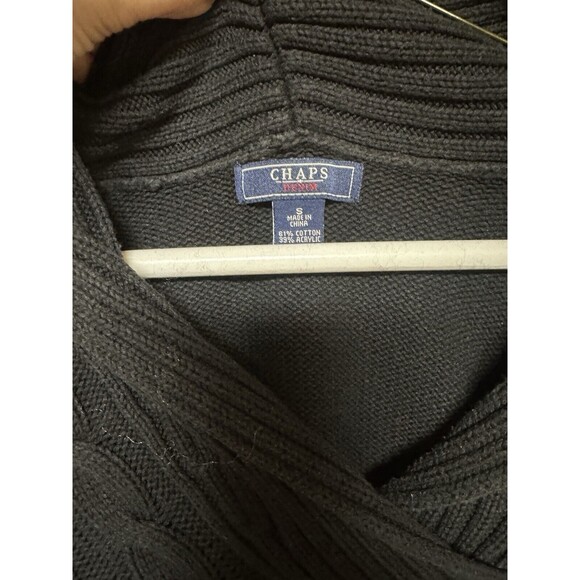 Chaps Ralph Lauren Collared Women’s Sweater Size M - Picture 2 of 3